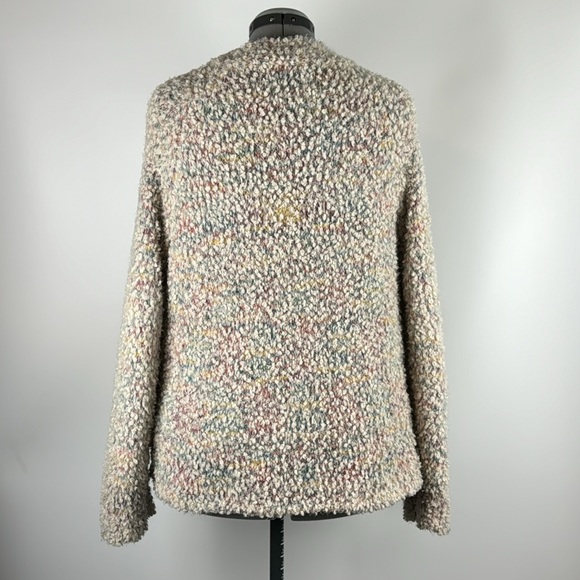 PINK REPUBLIC™️ Women's Size L Variegated Yarn Button Front Cardigan - Picture 7 of 14